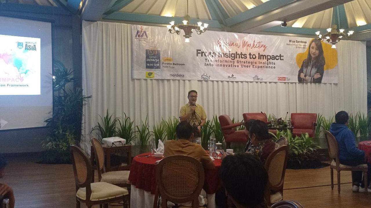 Acara yang digelar Jumat (28/6) kemarin, di Keraton Ballroom Hotel Tugu Malang ini, mengangkat tema "From Insight to Impact: Transforming Strategic Insight Into Innovative User Experience".