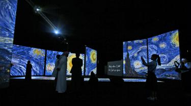 Lukisan Vincent van Gogh Versi Digital Dipamerkan di Dubai