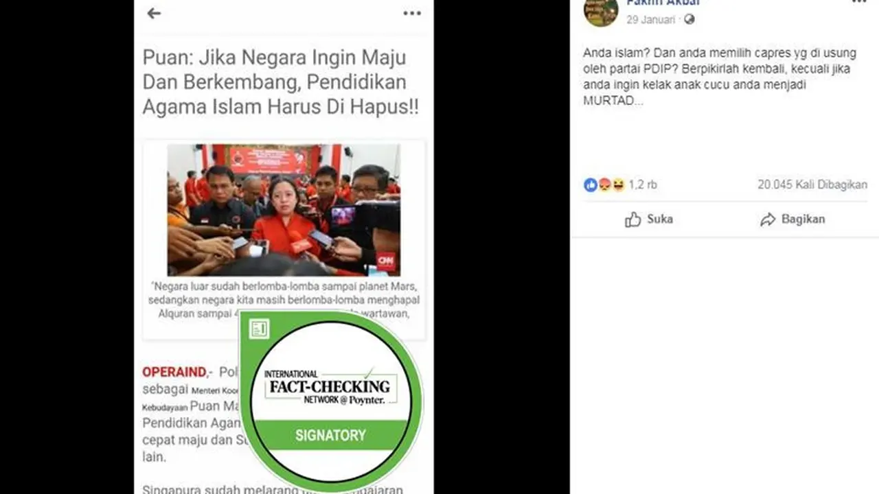 [Cek Fakta] Puan Maharani