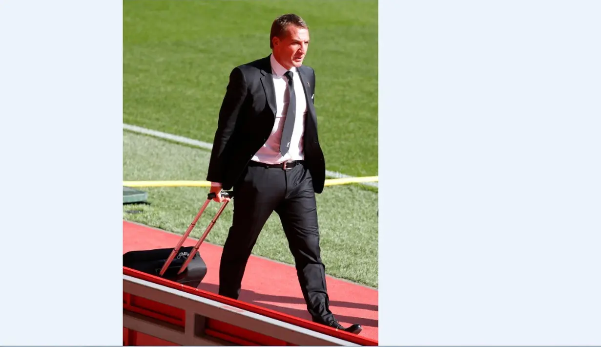 Brendan Rodgers harus angkat koper dari Liverpool setelah dipecat Manajemen.  (Action Images via Reuters / Carl Recine)