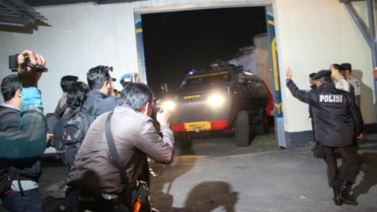 Suasana genting pemindahan 9 napi teroris dari Lapas Lowokwaru