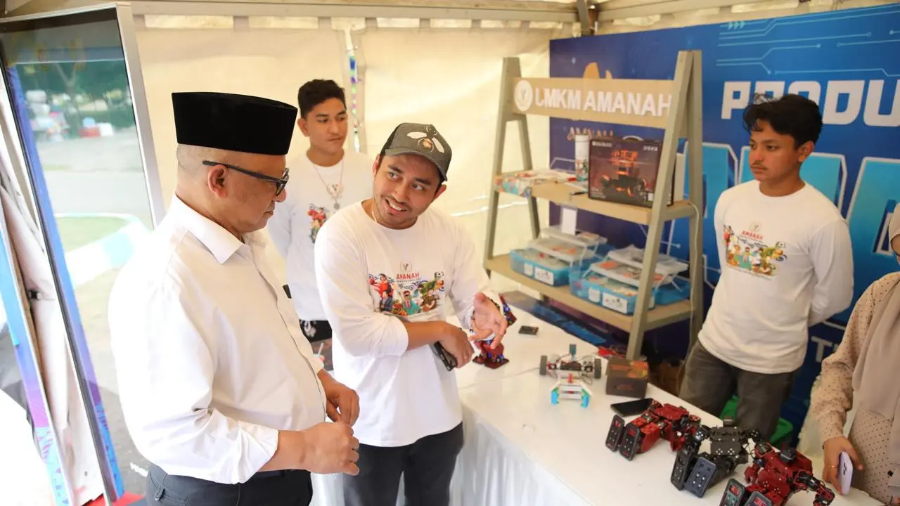 Produk inovasi teknologi binaan Aneuk Muda Aceh Unggul Hebat (AMANAH) mengikuti pameran Innovative Product Creative Expo (IPCE) 2024 (Istimewa)