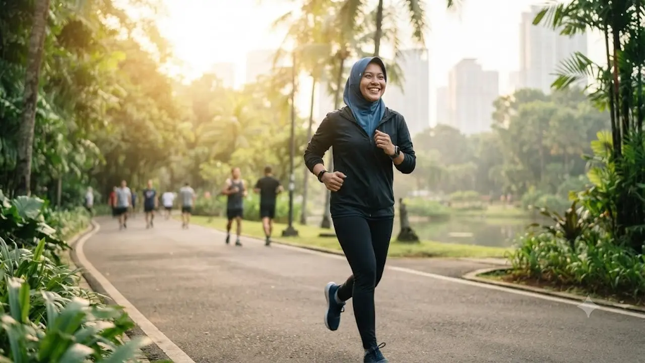 Cara Membangun Kebiasaan Hidup Sehat (AI Generated)
