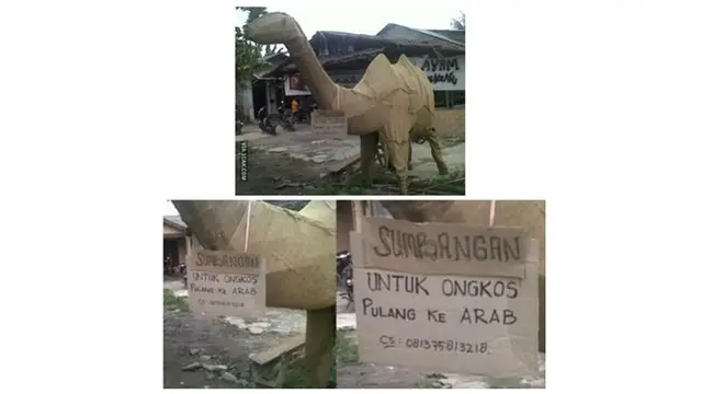 6 Tulisan Minta Sumbangan Ini Kocak, Bikin Ngakak