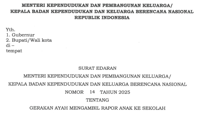 Alasan BKKBN Luncurkan Gerakan Ayah Ambil Rapor: Banyak Anak Indonesia Alami Fatherless dan Bahaya HP