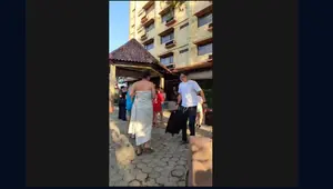 Panik Gempa M7,7, Turis Labuan Bajo Keluar Hotel Pakai Handuk