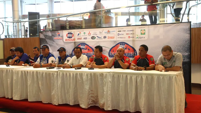 Konfrensi pers Kejuaraan Nasional Rally of Celebes 2014