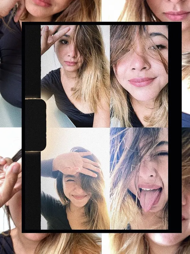 Potret Nadia Vega saat foto selfie (Sumber: Instagram/@thenadiavega)