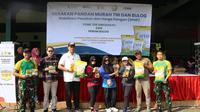 Gerakan Pangan Murah di YONIF 328/Dirgahayu, Cilodong. (c) Humas Perum BULOG