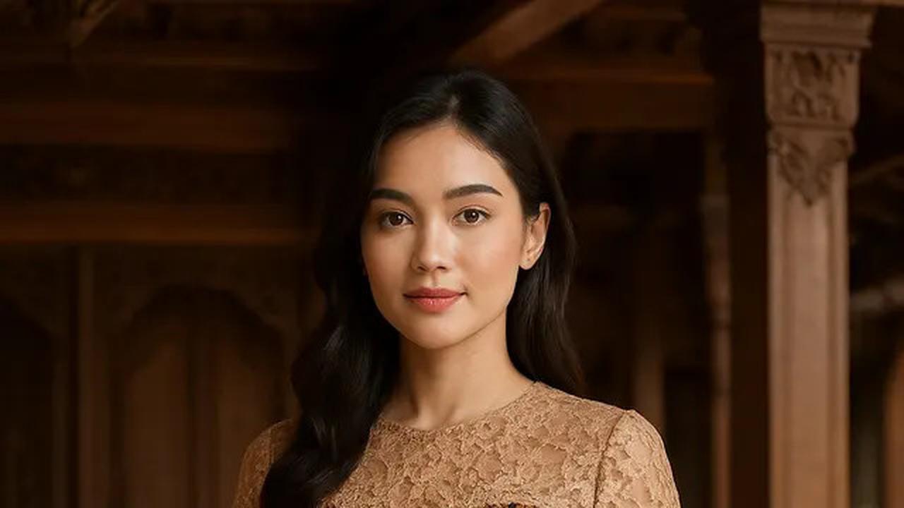 7 Model Dress Batik A-Line Kombinasi Brokat, Cocok untuk Tampil Ramping dan Anggun