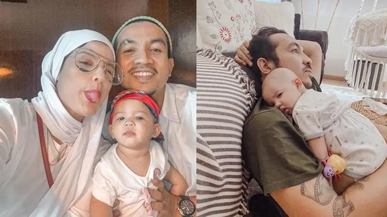 7 Potret Komo Ricky dan Istri Jalani Ramadhan Bersama Buah Hati