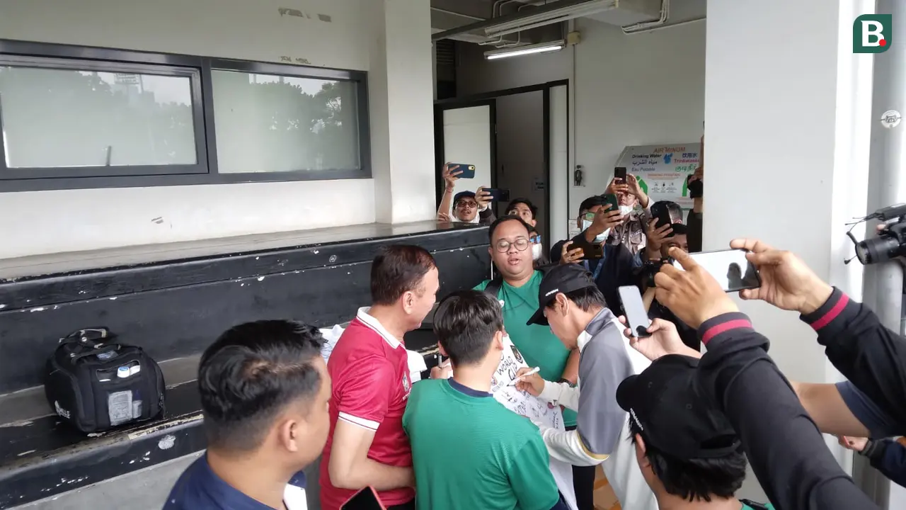 Ketua Umum PSSI, Mochamad Iriawan dan pelatih Timnas Indonesia U-20, Shin Tae-yong
