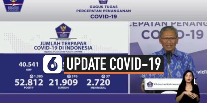 VIDEO: Cetak Rekor Baru, Penambahan Positif Corona di Indonesia Capai 1.385