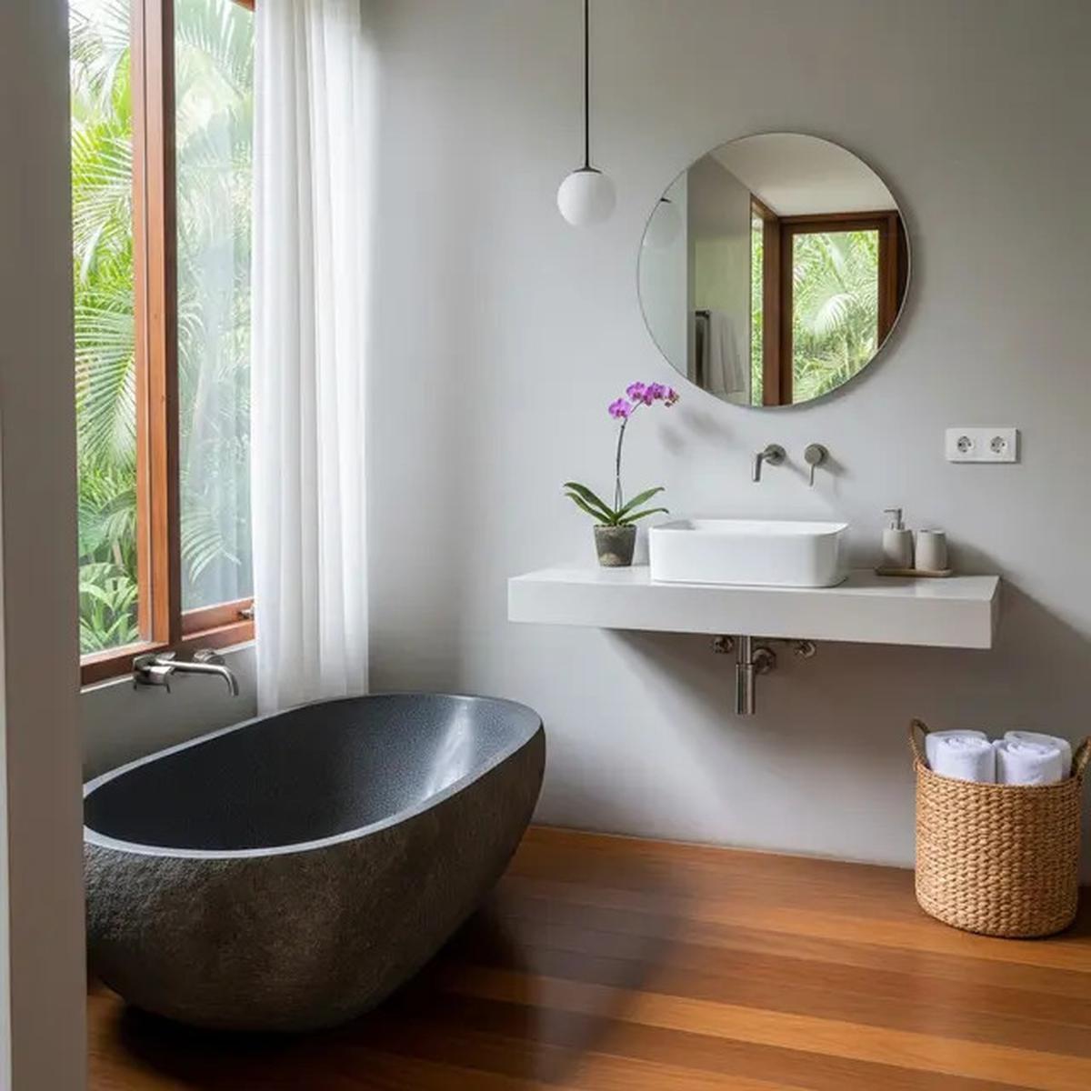 9 Model Desain Kamar Mandi Dalam Kamar, Solusi Privasi dan Estetika Modern