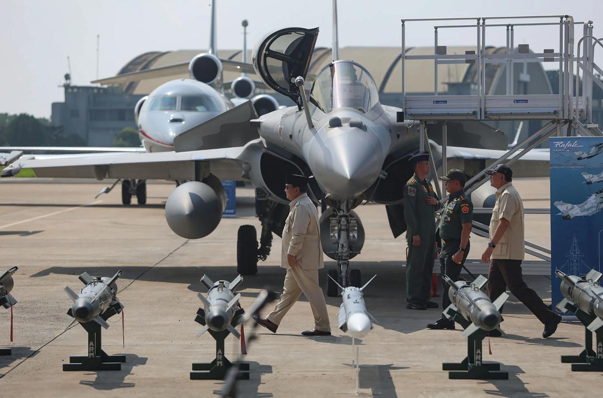 FOTO: Prabowo Serahkan Rafale dan Rudal Meteor untuk Perkuat Pertahanan Udara