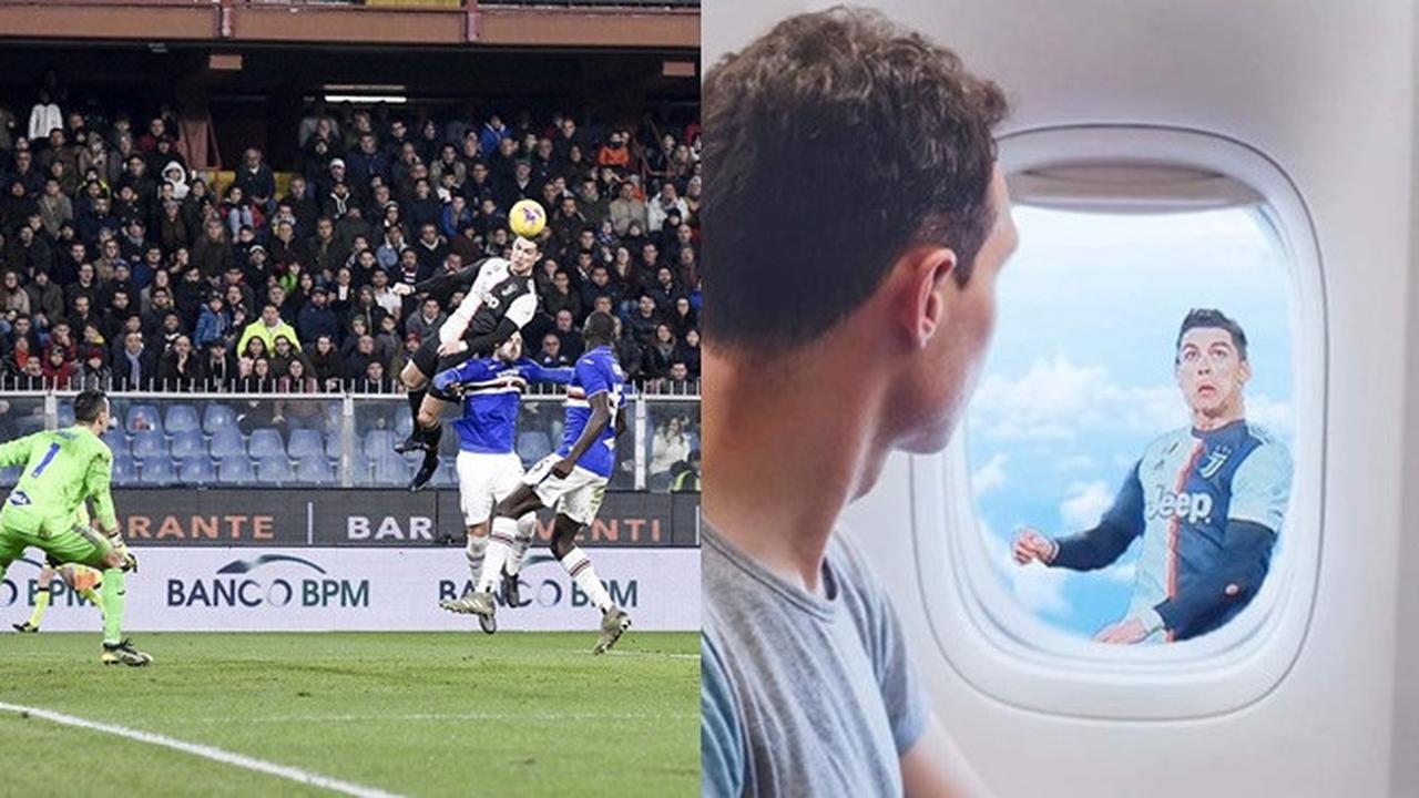 5 Editan Foto Cristiano Ronaldo Terbang Ini Bikin Geleng Kepala