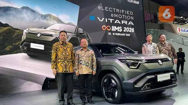 Suzuki e Vitara meluncur di ajang Indonesia International Motor Show (IIMS) 2026. (Liputan6.com/Septian Pamungkas)