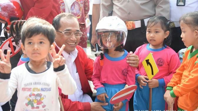 Menhub Kampanye Keselamatan Jalan (Foto: Kemenhub)