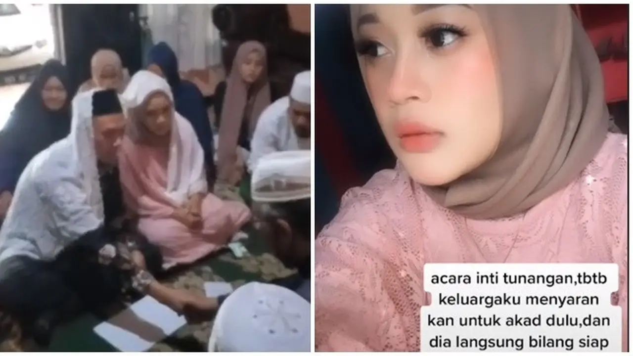 Niat Hanya Tunangan, Pasangan Ini Mendadak Diminta Akad oleh Keluarga