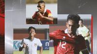 Timnas Indonesia U-16 - Kafiatur Rizky, Iqbal Gwijangge, Tegar Islami (Bola.com/Adreanus Titus)