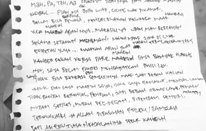 Isi Surat Kepala SPPG yang Tewas Gantung Diri di Parkiran Mal Bandung