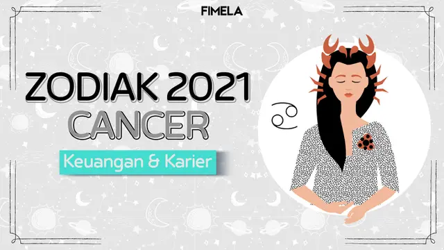 ilustrasi zodiak Cancer 2021/copyright by FIMELA.com