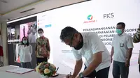 PT Pelindo I (Persero) menandatangani perjanjian kerja sama pemanfaatan dan pengoperasian Terminal Curah Kering di Pelabuhan Belawan