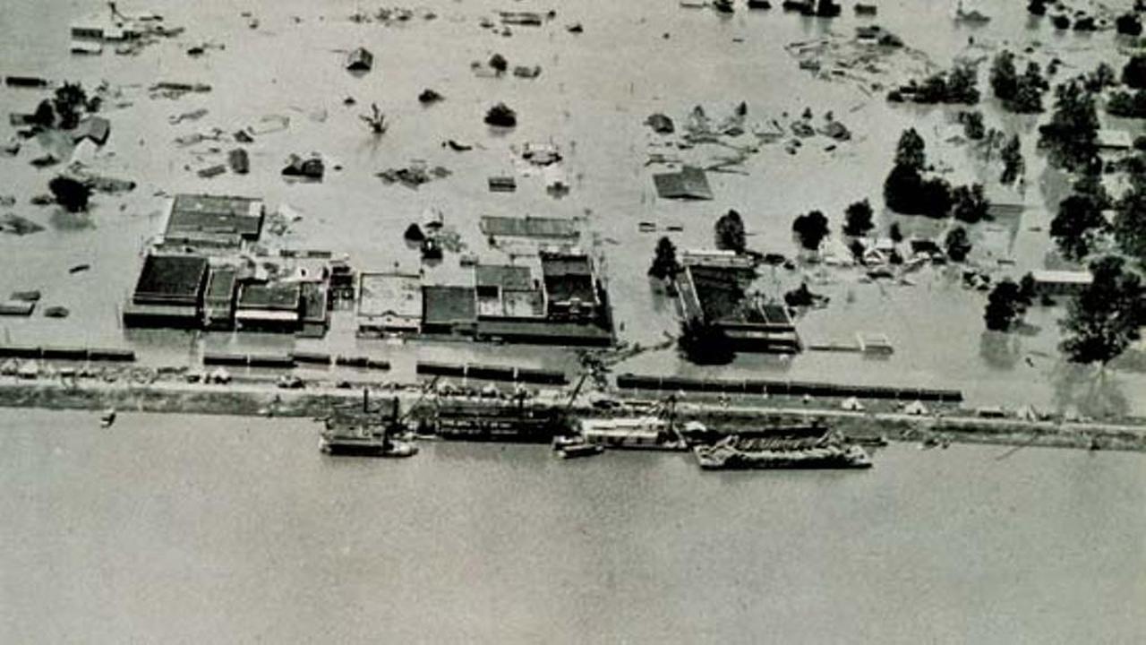 Luapan sungai Mississippi merendam Arkansas 