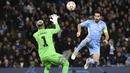 Ilkay Gundogan telah menjadi bagian penting dari skema penyerangan Manchester City asuhan Pep Guardiola. Gelandang asal Jerman tersebut berhasil mencetak 4 gol dan 2 assist dalam 13 penampilannya di Liga Inggris musim ini. (AFP/Oli Scarff)
