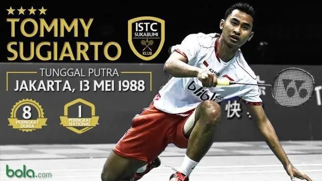 Perjuangan Tommy Sugiarto Menuju Olimpiade Rio 2016