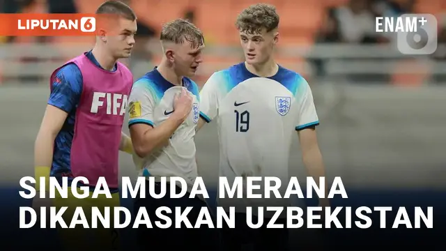 Didepak Uzbekistan dari Piala Dunia U-17, Penggawa Timnas Inggris Tak Kuasa Tahan Tangis