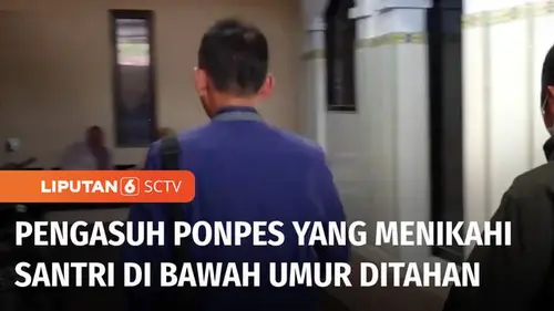 VIDEO: Pengasuh Ponpes yang Menikahi Santrinya Secara Paksa Akhirnya Ditahan