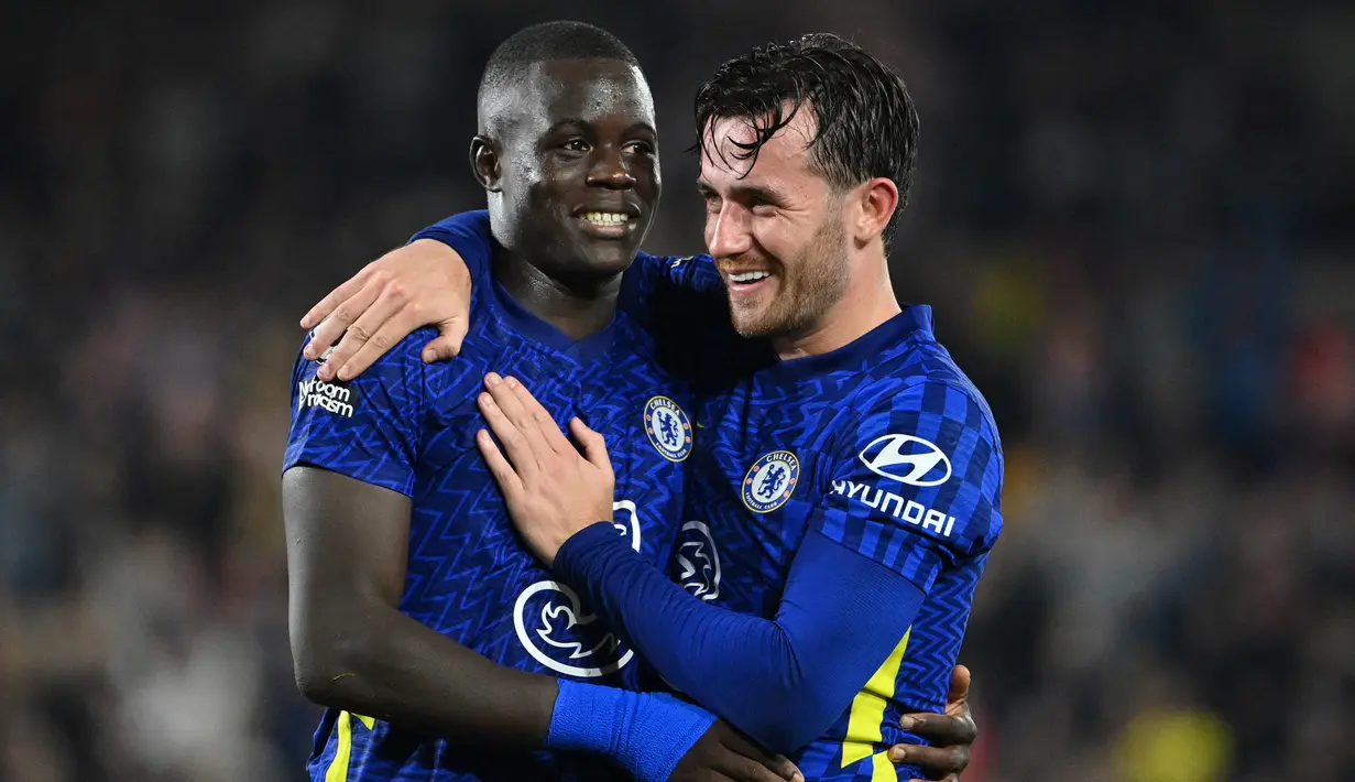 Malang Sarr - Ketatnya persaingan di lini belakang Chelsea musim ini membuat bek asal Prancis ini minim menit bermain. Sarr baru bermain sebanyak tiga kali dengan catatan 270 menit. (AFP/Justin Tallis)