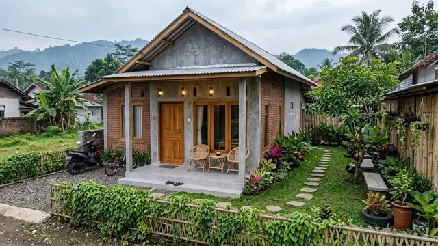 9 Model Rumah Desa Low Budget yang Nyaman dan Enak Dipandang, Inspirasi Hunian Sederhana