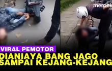 VIDEO: Viral Bang Jago Hajar Pemotor hingga Kejang di Cimahi, Pelaku Dicari Polisi