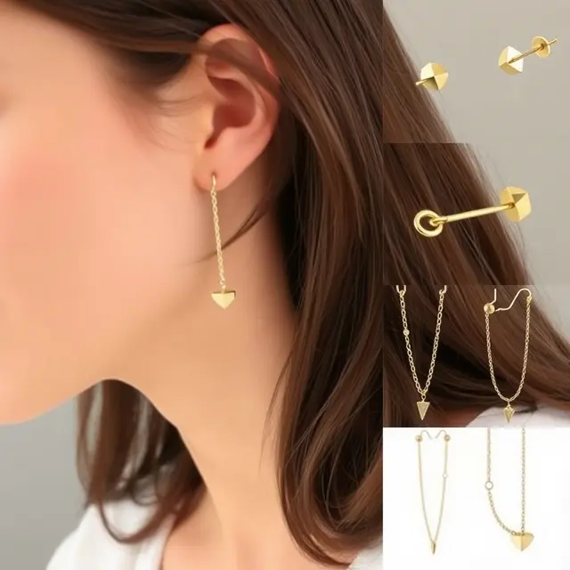 Anting Ear Thread/Chain Earrings