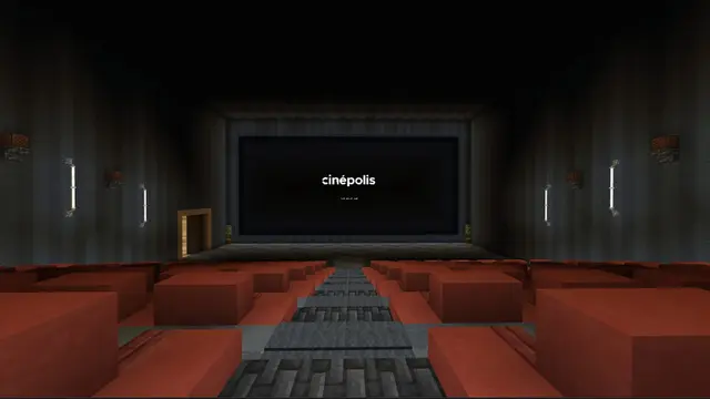 Petualangan Nonton Film Baru di Dalam Bioskop Virtual ala Minecraft Movie