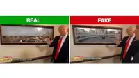 Potongan video viral Donald Trump memuji bangunan suci umat Muslim di Mekah. (Video Grab)
