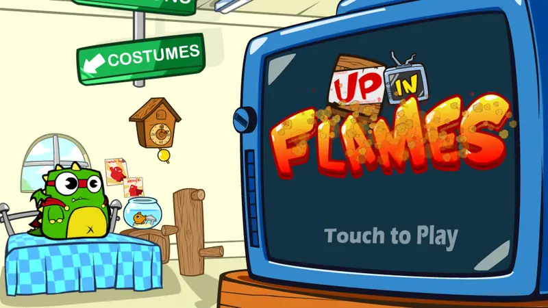 Up In Flame, Game Naga Bola Api Tiba di Windows Phone