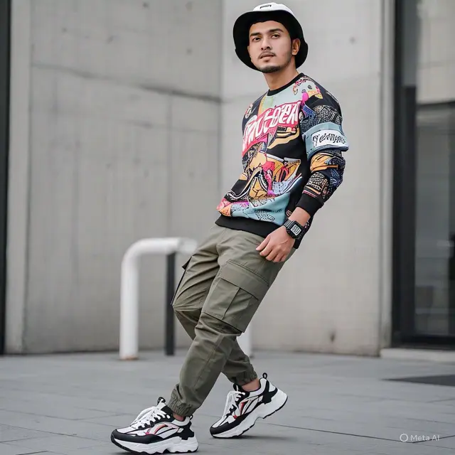 Sweatshirt + Celana Kargo: Street Style yang Keren