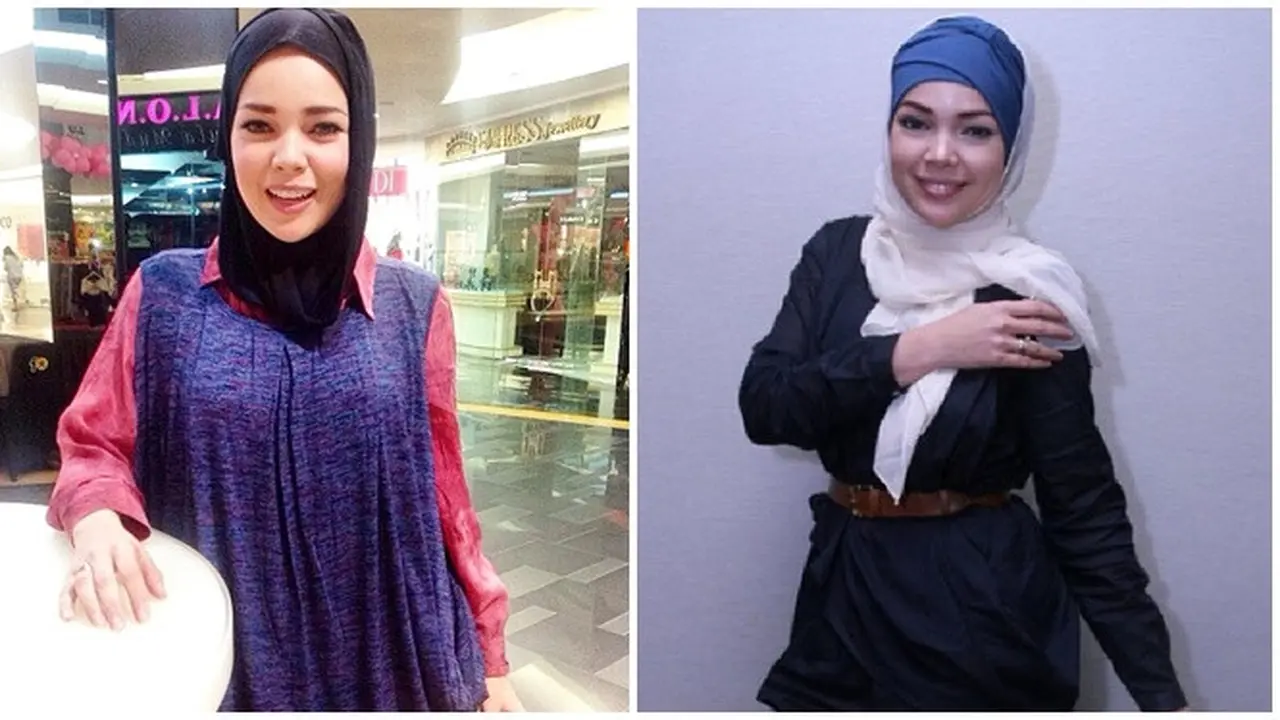 6 Potret Lawas Dewi Sandra di Awal Berhijab, Ubah Penampilan Usai Menikah Lagi