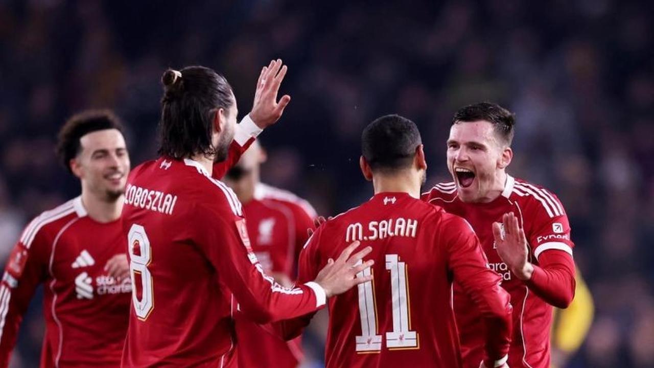 Liverpool Lolos Perempat Final Piala FA Usai Taklukkan Wolves 3-1 di Molineux
