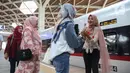 Selain merayakan peringatan Hari Kartini 2025, kegiatan ini sebagai bentuk apresiasi khususnya kepada  penumpang perempuan. (Liputan6.com/Angga Yuniar