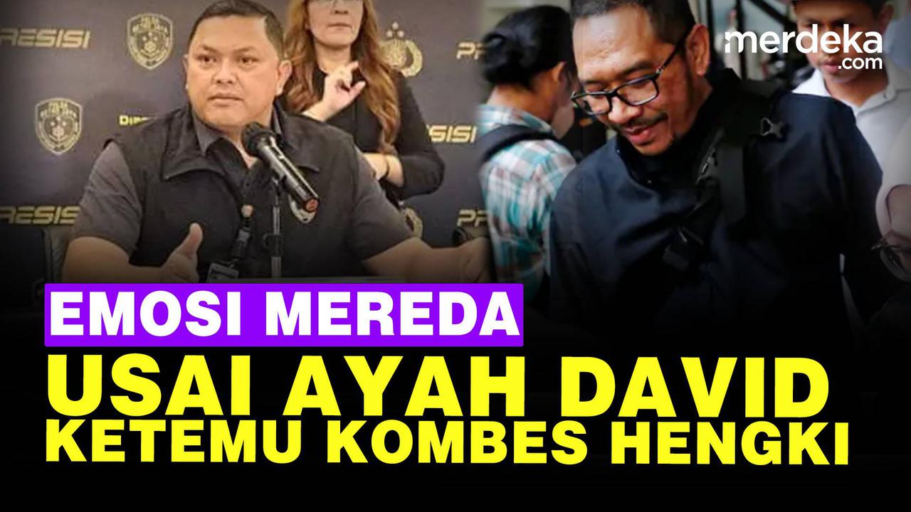 VIDEO: Emosi Ayah David Reda Usai Bertemu Kombes Hengki dan Kapolda Metro