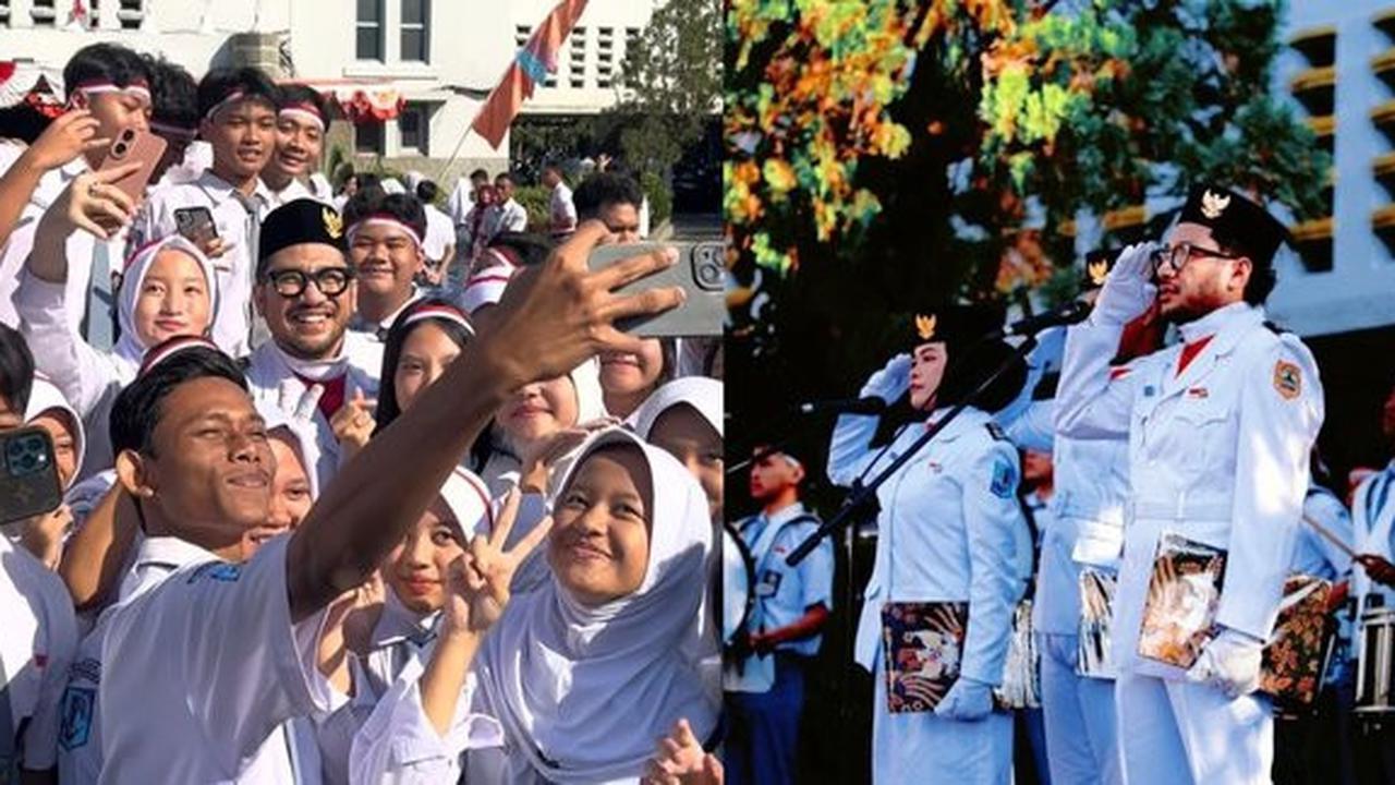 Potret Kunto Aji Jadi Petugas Upacara HUT RI di Semarang, Netizen: "Si Tiba-Tiba Baca UUD!"