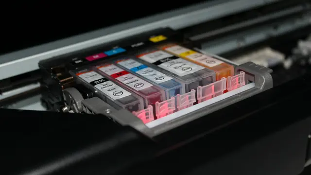 Ilustrasi tinta printer