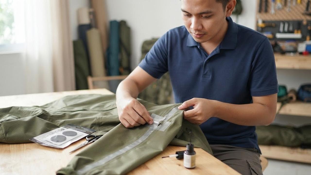 Cara Menambal Jas Hujan Bocor Tanpa Harus Membeli yang Baru Sesuai Jenis Bahannya