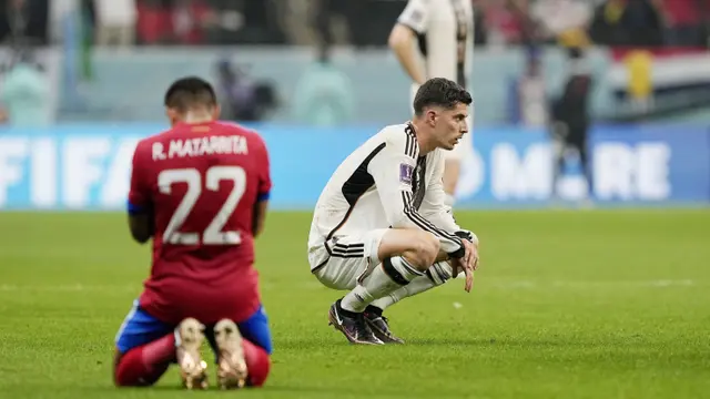 Foto: Tangisan Kai Havertz Usai 2 Golnya Gagal Antarkan Jerman ke 16 Besar Piala Dunia 2022