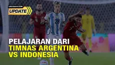 Timnas Indonesia memang menelan kekalahan 0-2 dari Argentina dalam laga FIFA Match Day di Stadion Gelora Bung Karno, Jakarta pada 19 Juni 2023. Walau begitu, skuad Garuda mampu menunjukkan penampilan cukup tangguh di laga tersebut.