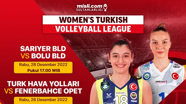 Jadwal dan Link Streaming Liga Voli Turki 2022/2023 Week 9 di Vidio, 28 Desember 2022